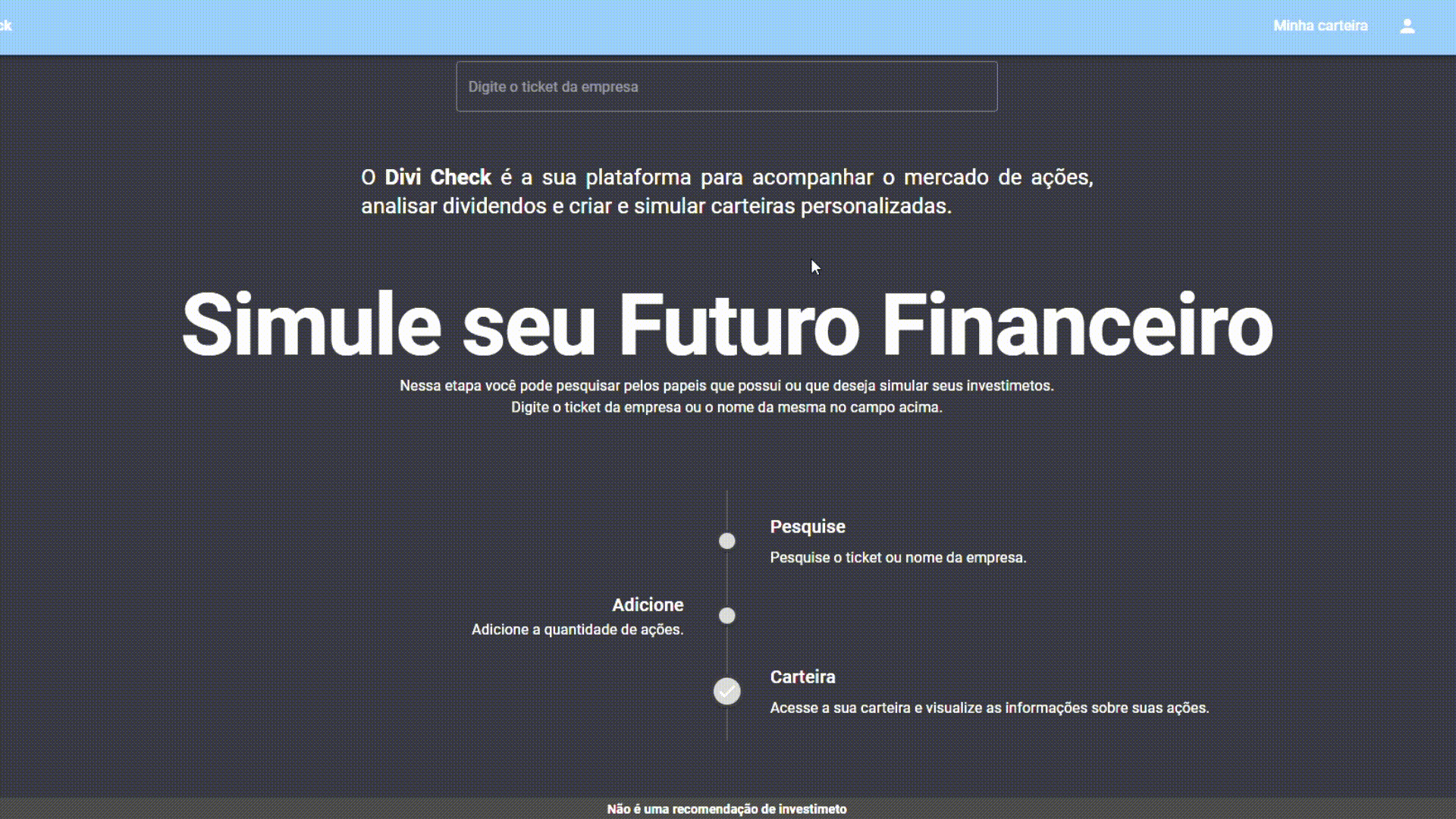 Tutorial de uso do DiviCheck